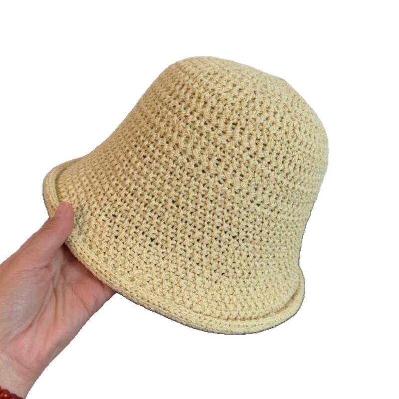 OEING Women's Summer Hollow-Out Bucket Hat