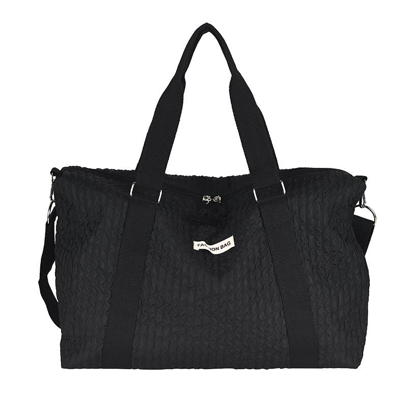 

Short-distance travel bag Women s large-capacity fashion business trip travel luggage storage bag Dry and wet separation yoga fitness bag чорний