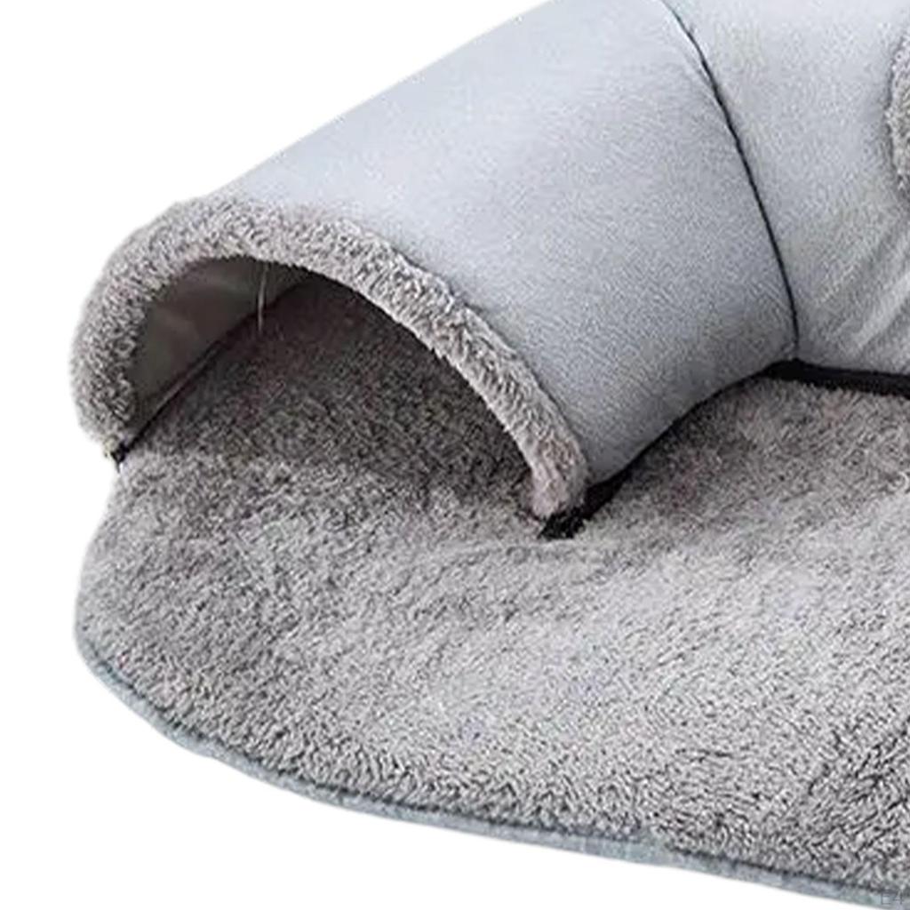 Cat Activity Center Carpet Tunnel Playground, Removable Mat Rug 2 In 1 Bed