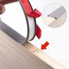 1 pièce 5m/196.85in Bande de chant adhésive en PVC Bande d'étanchéité Bande en U pour Protection de bordure de Meuble Armoire Bureau