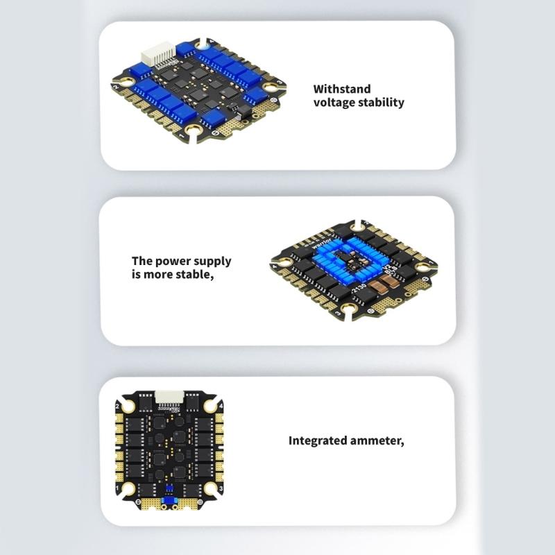 4 in 1 ESC Mosfet Stable Voltages Overcurrent Protections Drones Flight Controller 3065S 65A/3075S 75A