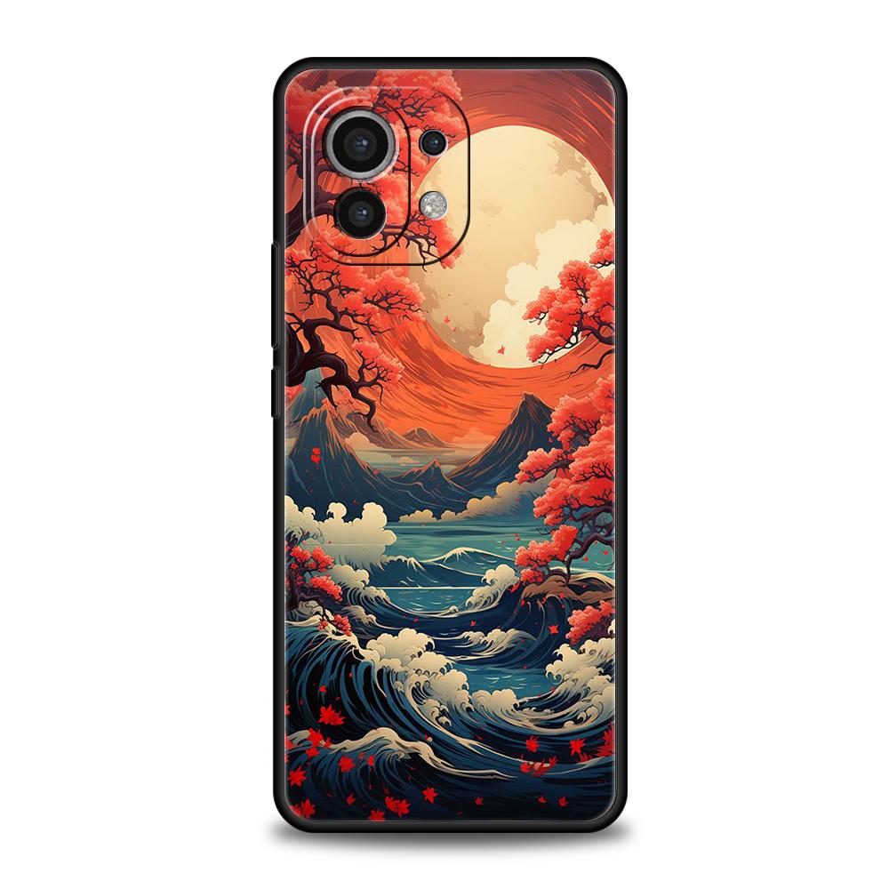 

Landscape Painting Phone Case for Xiaomi Mi 14 13 12 11 Ultra 13T 12T Poco C51 F3 F4 F5 X3 X4 NFC M3 Pro Lite 5G Silicone Cover Poco F4