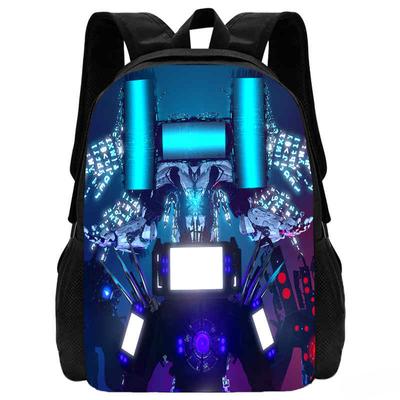 Mochila de banheiro Titan Speakerman Bolsas infantis Mochila escolar para meninos Mochila infantil Mochila de viagem de anime