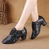 Girls Dance Shoes for Women Ladies Ballroom Modern Tango Dancing Performance Pratice Shoes 3.5/5CM Heels Dropshippong