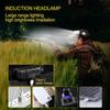Rechargeable COB LED Induction Headlamp with Built-in Battery 10Mode Sensor Head Flashlight Outdoor Camping Fishing Head Lantern