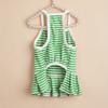 Dog Dress Stripe Knitted Dresses, Puppy Clothes Suspender  with Ruffle for Small Medium Doggy Girl Boys, Cat Apparel