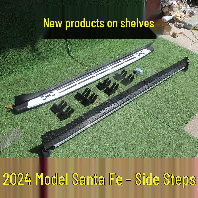 Santa Fe 2024 Side Steps and Entry Pedals - Modified Accessories