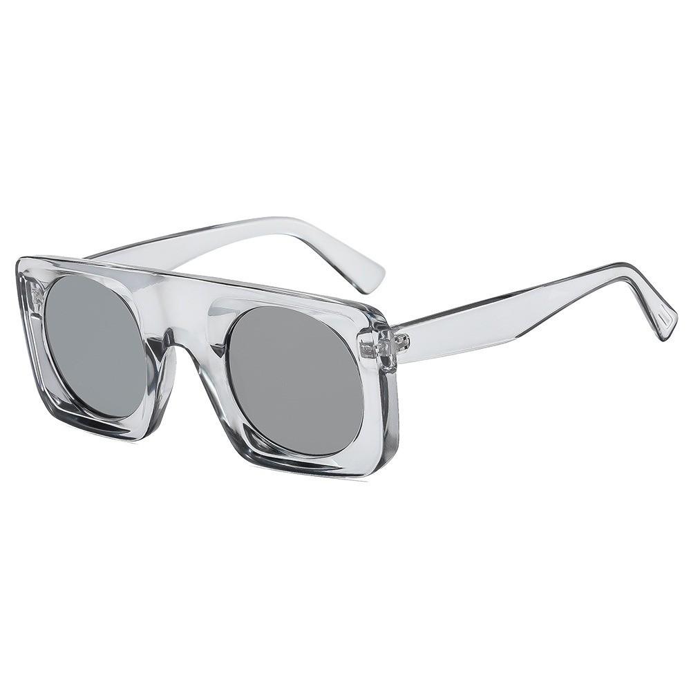 Retro Geometric Square Sunglasses For Men And Women With Uv400 Protection Stylish Outdoor Eyewear
