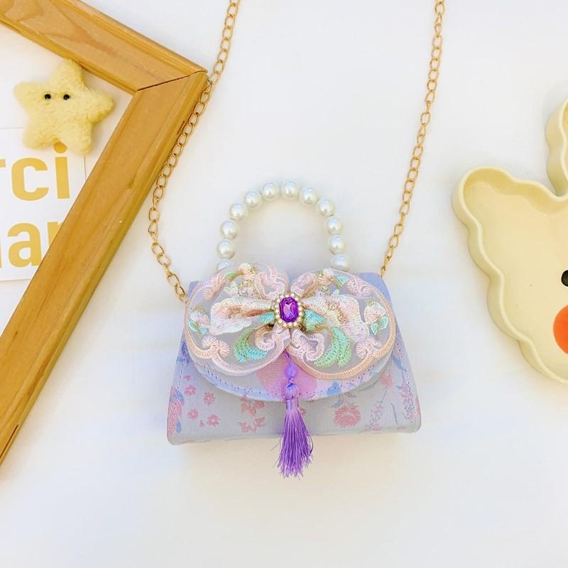 Frozen Kids Shoulder Bag With Bow And Tassel For Daily Outfits Characters Included)**