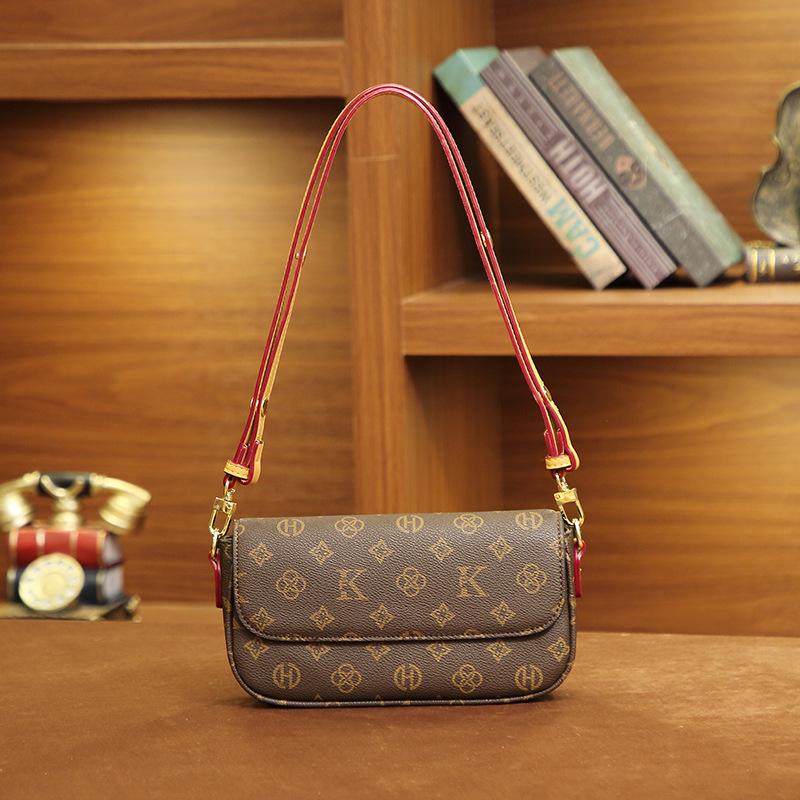 

Crossbody dumpling bag women s bag new high-end presbyopia baguette bag versatile large-capacity shoulder underarm bag