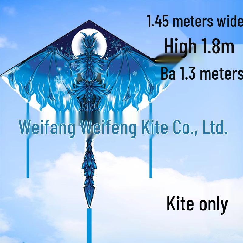 Weifang Pterodactyl Cartoon Kite for Kids - Easy to Fly in Light Breeze, Free Shipping