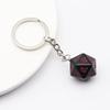 Colorful Acrylic 20-Sided Dice Shaker Pendant for Handmade Jewelry