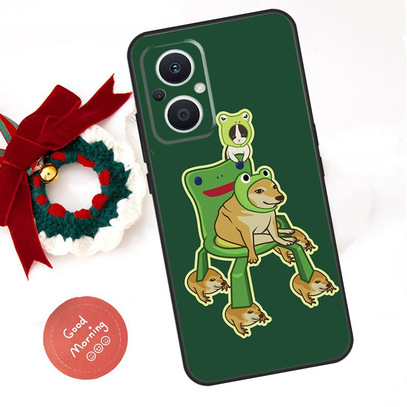 Cheems Doge Funda For OPPO Reno 8 Lite 10 11 12 13 14 Pro 11F 12F 13F 14F OPPO Find X8 X5 X6 X9 Pro Case