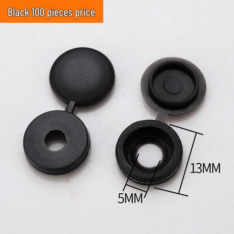 M4/M5 Plastic Self-Tapping Screw Cap and Cover for Furniture Cabinet