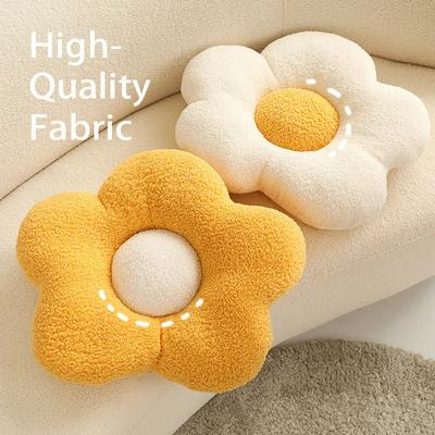 Ins Flower Plush Pillow Creative Sofa Stuffed Cushion Bedroom Home Decor Friends Gift