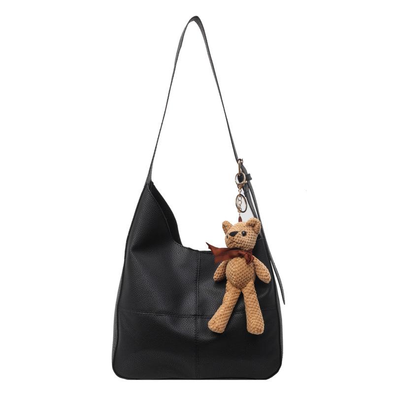 Large Capacity Commuting Bag Women's New Retro Tote Bag Women Ins Fashionable Versatile One-shoulder Handbag Women