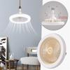 Stropní ventilátor 2 v 1 s 30W žárovkou E27 LED Elektrický ventilátor Závěsná lampa 3 rychlosti 3 režimy Nastavitelná rychlost větru Světlo pro domácí kancelář Ložnice Kuchyň