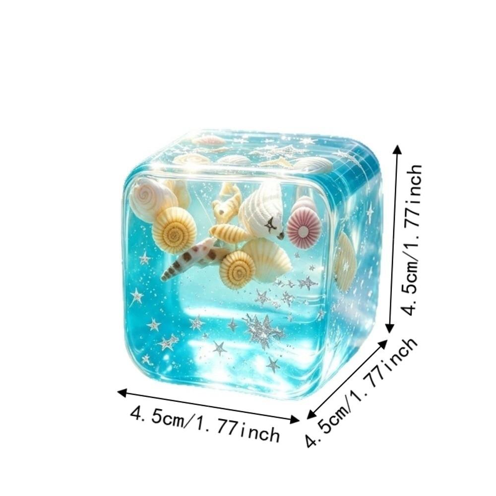 Super Soft Ocean Cube Squishy Toys Slow Rebound Ocean Cube Fidget Toy Christmas Gift