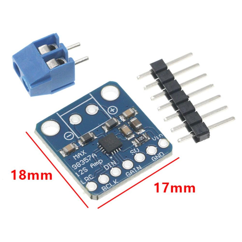 5pcs MAX98357 I2S 3W Class D Unfiltered DIY Board Replacement For Audio Devices Accessories Easy Installation