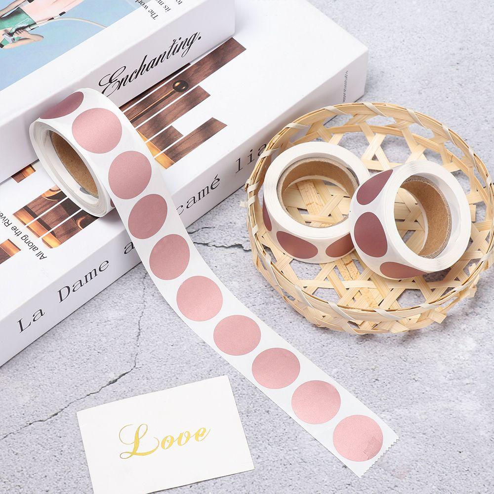Card Game Stationery Secret Code Cover Adhesive Paper Scratch Off Sticker Labels Round Shape
