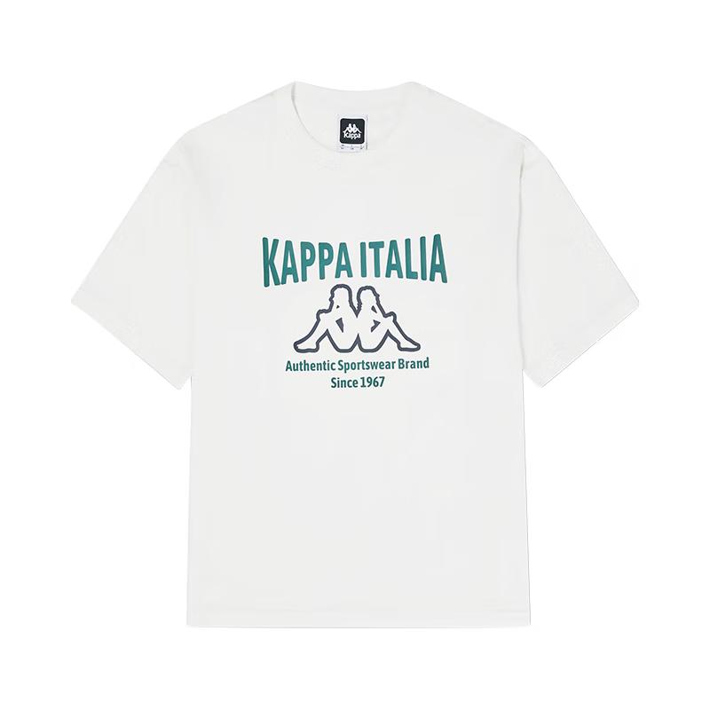 Kappa Unisex Back To Back Logo Cotton Short Sleeve T-Shirt