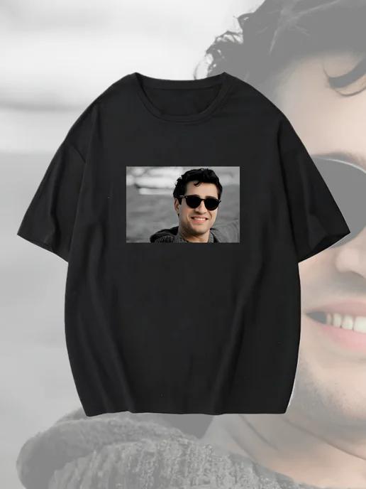 Oversized T-shirt with a Kingfisher print M