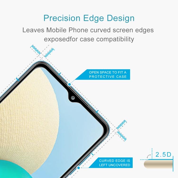 For Samsung Galaxy A02 0.26mm 9H Surface Hardness 2.5D Explosion-proof Tempered Glass Non-full Screen Film