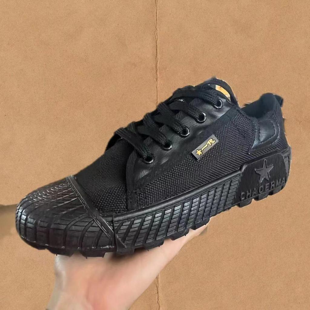 Spring Liberation Shoes Men's Construction Site Wear-resistant Star Generation Canvas Labor Insurance Shoes Men's Work Spot