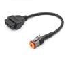 Motorcycle 4 Pin To 16 Pin OBD2 Diagnostic Cables Adapter
