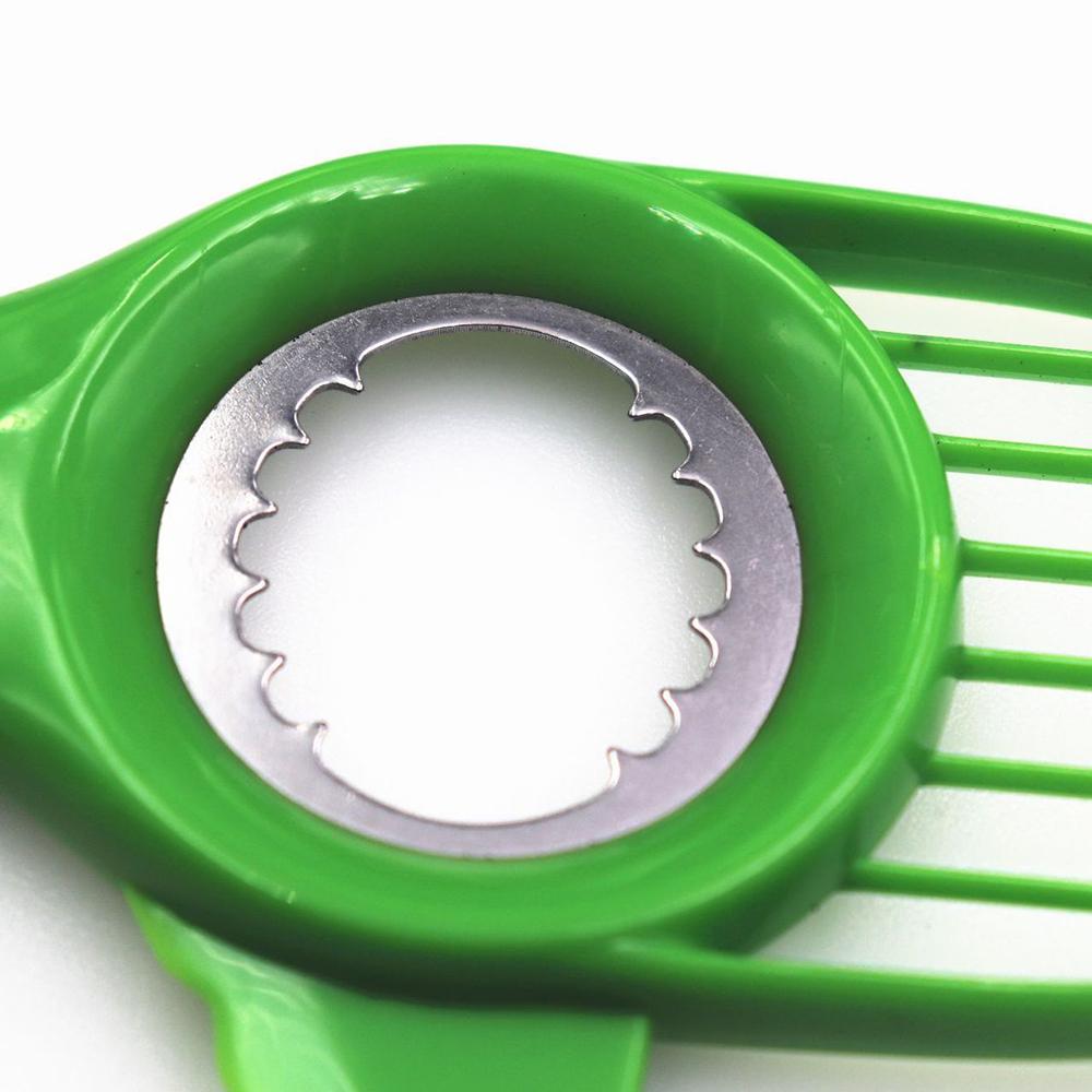 3-in-1 Multifunction Avocado Slicer Shea Stainless Steel Corator Separator Butter Fruit Peeler Plastic Kitchen Fruit Tools 1