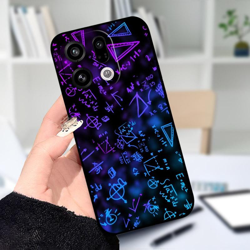 Für OPPO Find X9 X9Pro Hülle Weiches Silikon Schwarzes TPU Schutz-Rückseite Für OPPO FindX9 X 9Pro Handyhülle Stoßfester Stoßfänger