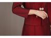 Elegant Rhinestone Two-Piece Dress for Women - 2025 Autumn/Winter Mother-in-Law Wedding Banquet Formal Dress