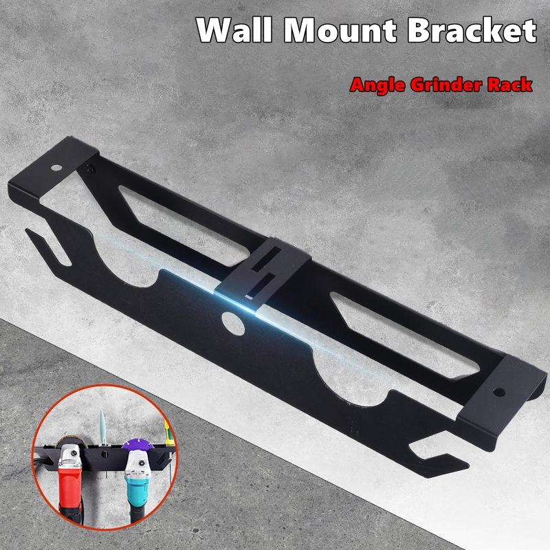 Angle Grinder Holder Rack/Stand Storage Rack with Cord Hanger, Wall Mount Bracket for Cutters Polishers, Garage and Workspace