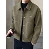 Men's Jackets Spring and Autumn New Trendy Thickened Lapels Casual Men's Tops Young People's Jackets