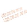 10Pcs Silver/ Rose Gold/ Gold Table Number Holders Metal Material Picture Holder  Wedding Event