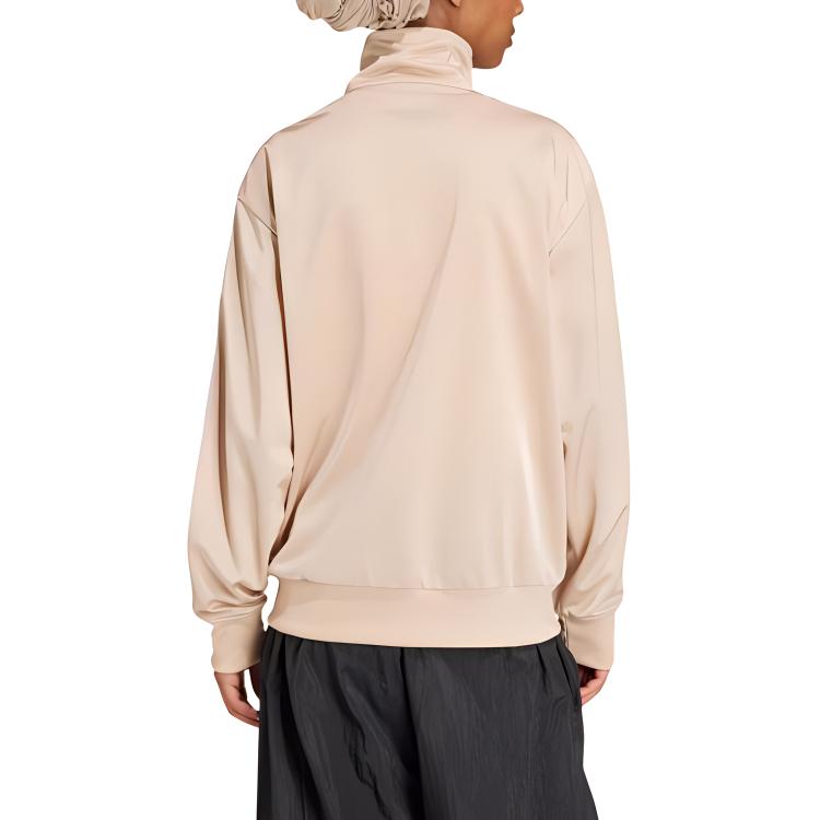 adidas Originály Adicolor Classics Volná Sportovní Mikina na Zip s Pruhy Vintage Bunda se Stojáčkem Dlouhý Rukáv Dámská Bunda IZ2758