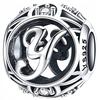 Charms Buchstabe Y 925 Perlenanhänger S925 Durchbruch Zirkonia Buchstabe