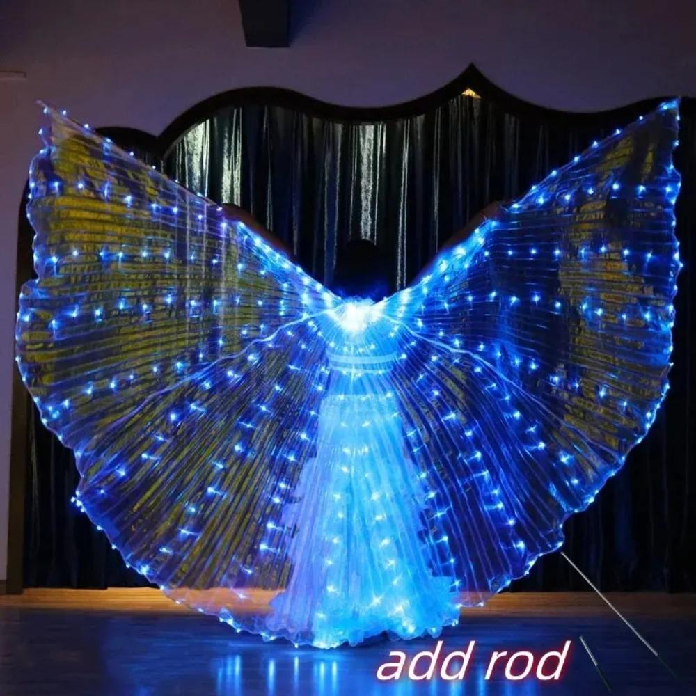 Angelodini LED Spārni Pieaugušo Bērnu Kostīms
