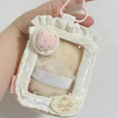 Transparent Doll Protector Case with Clear Window Hanging Storage Bag  Decorative Pouch