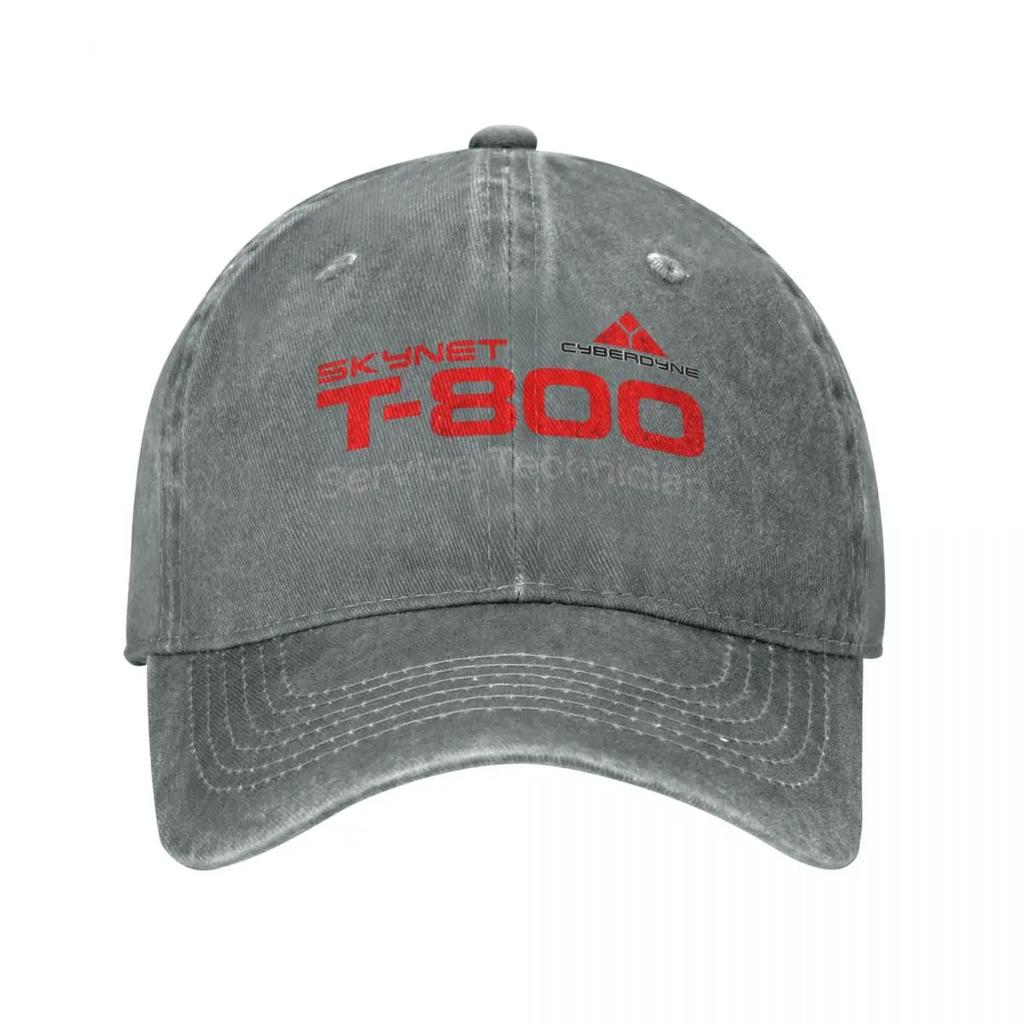 T-800 Technician Men Baseball Caps Terminator Cyberdyne Cyborg Distressed Washed Caps Hat Vintage Outdoor Hat