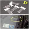 Car Window Fastener Stickers Plastic Ticket Holder Transparent Temporary Parking Business Card Holder Car Interior Accessories