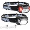 6 Modes USB Rechargeable Headlamp IPX4 Waterproof LED Headlight Flashlights Outdoor Fishing