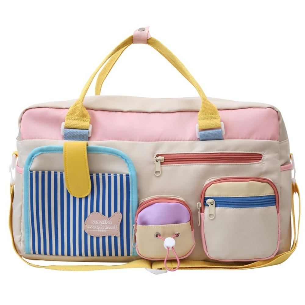 Foldable Travel Luggage Bag Oxford Nylon Duffle Bag Shoulder Bag Large Capacity Handbag  Sports