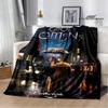 Good Omens Movie Print Blanket Kids Warm Nice Flannel Soft Comfortable Home Travel Blanket Bed Blanket Birthday Gift