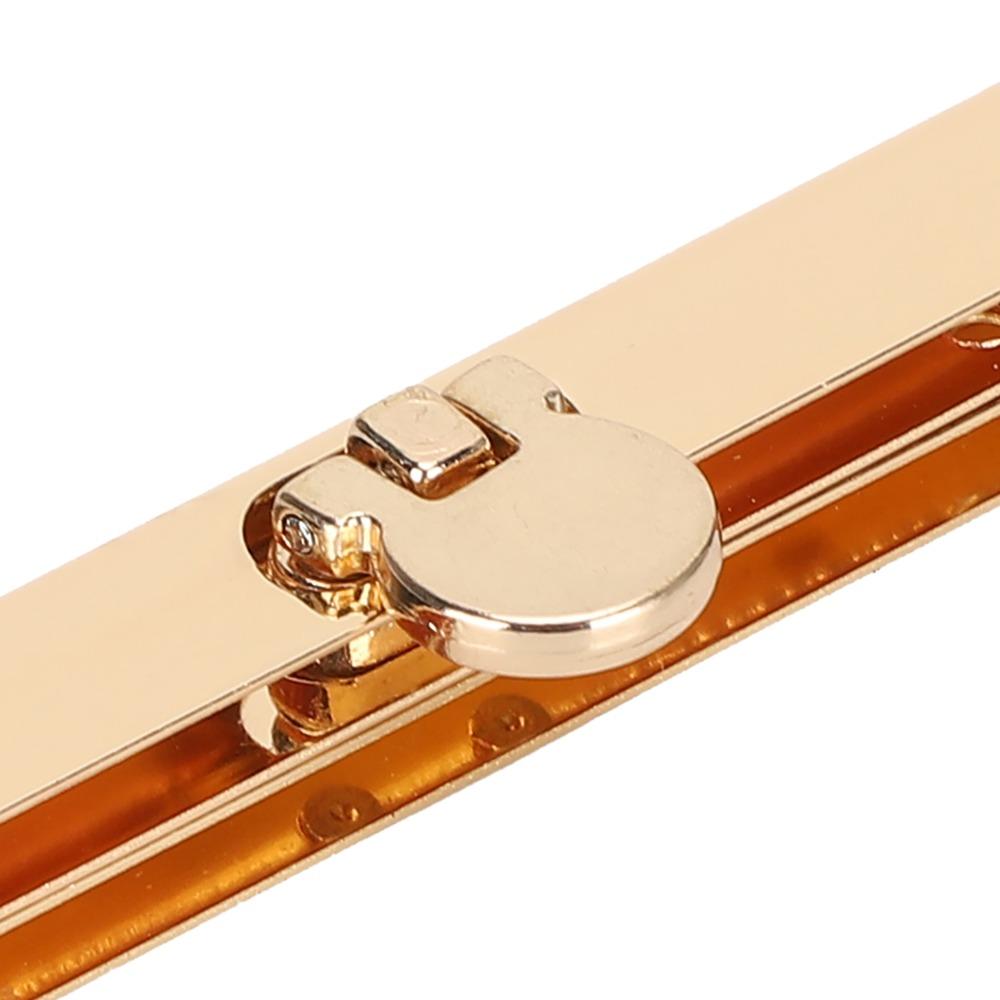 6pcs 19cm/7.5in Purse Frame Hinges Golden Bag Hardware Accessories  For Wallet Making