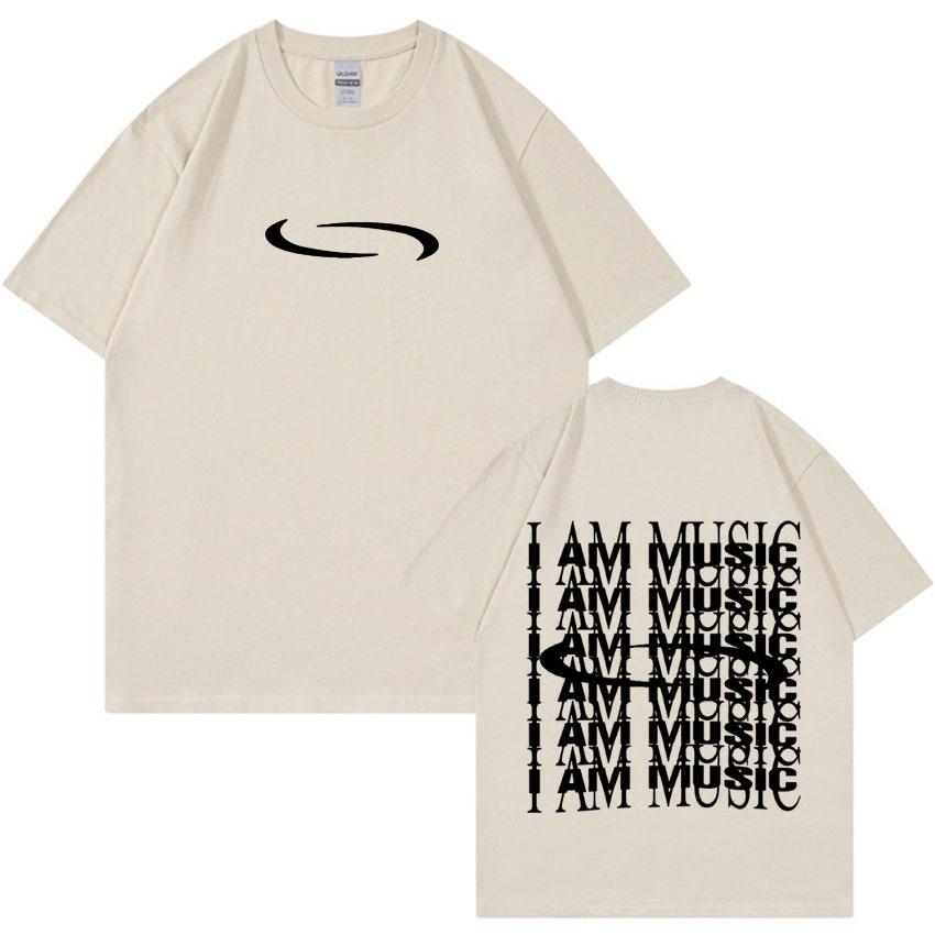 Playboi Carti I AM MUSIC Logo T-Shirt Opium Ken Carson Narcissist Tour Rap T-Shirts Herren Damen Mode Hip Hop Übergroße T-Shirts Y2k