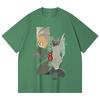 230 Gsm 100% Cotton Kaiju No 8 V17 Print Unisex Heavy Cotton T Shirt