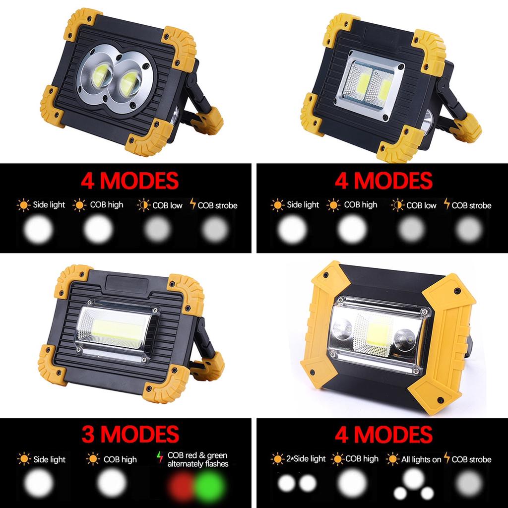 10PCS Led Work Light 10000lm Super Bright Portable Spotlight 100W Led Portable Spotlight 10000lm Super Bright Led Work