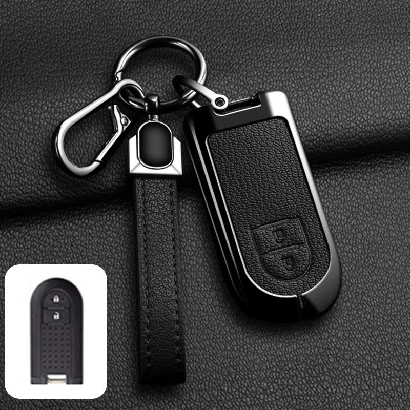 Interior Mouldings Zinc Alloy Car Key Case Cover Holder For Toyota Rush Passo Pixis Joy Epoch Daihatsu Tanto LA600S Moovecanvas