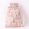 5Pcs Christmas Drawstring Gift Bag Candy Jewelry Packaging Bags for Xmas Decoration Christmas Bags